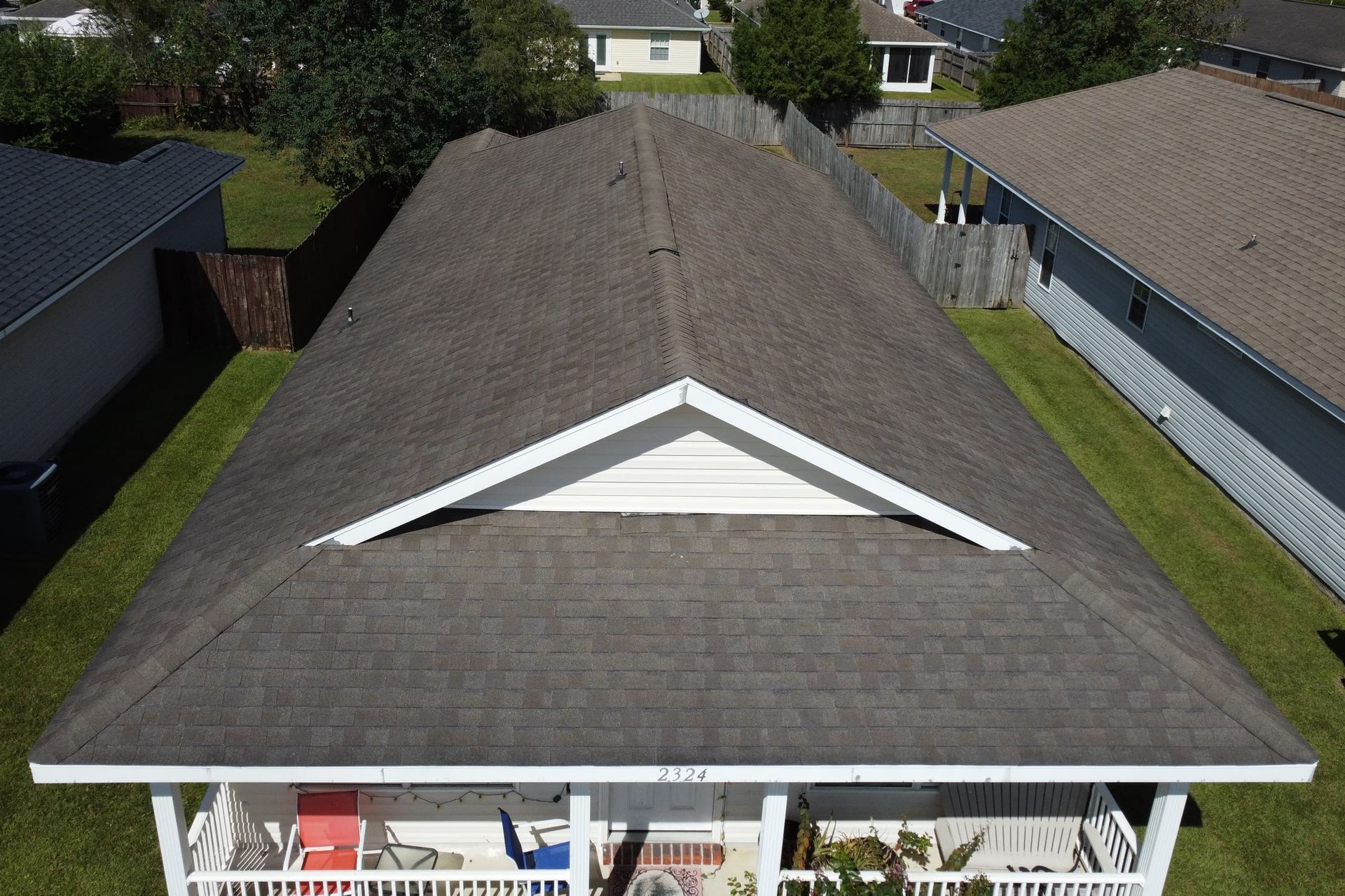 Before Cantonment Shingle Roof Replacement 1