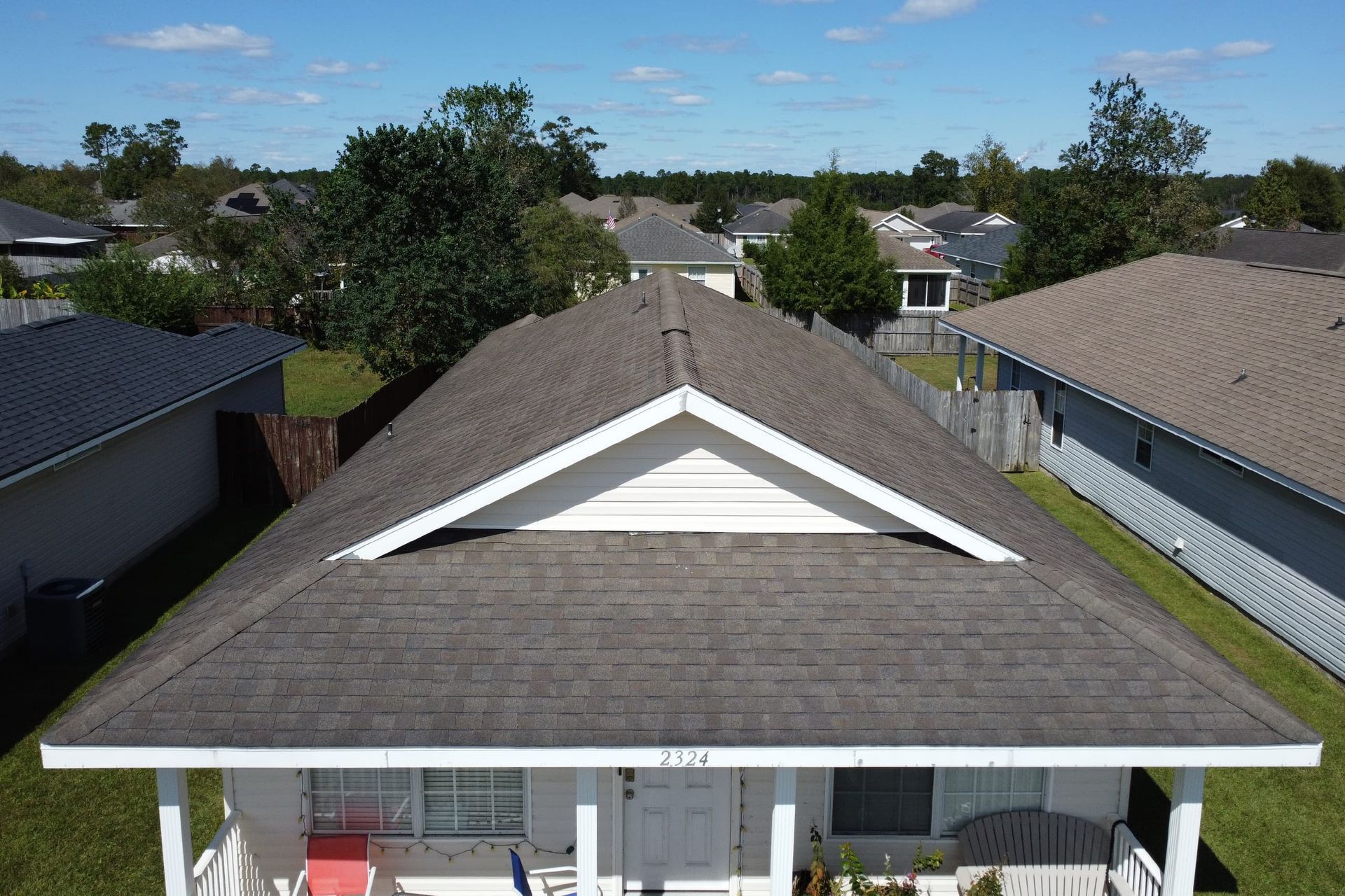 Before Cantonment Shingle Roof Replacement 14