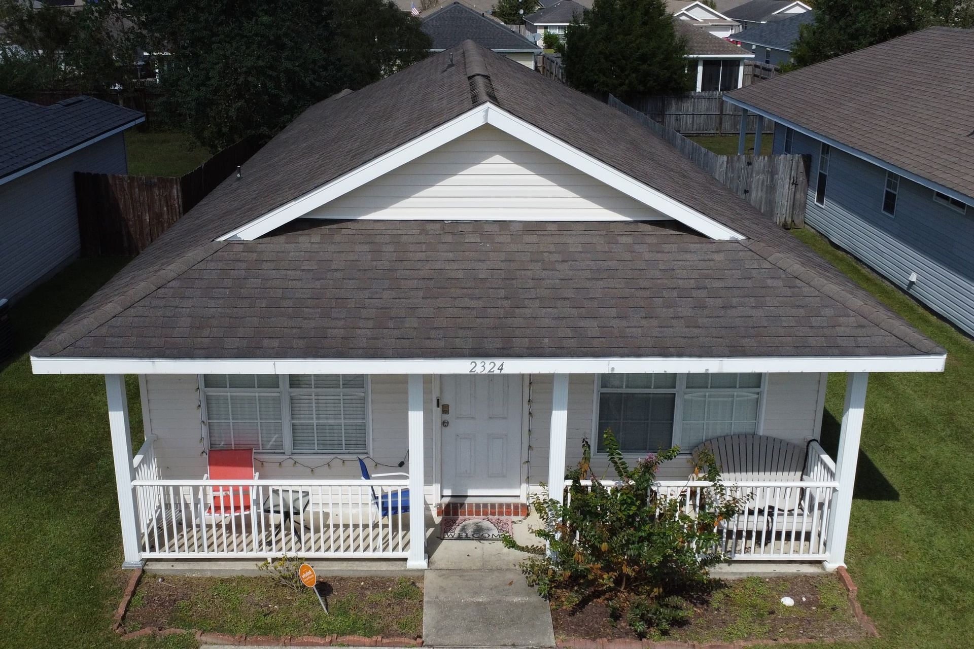 Before Cantonment Shingle Roof Replacement 5
