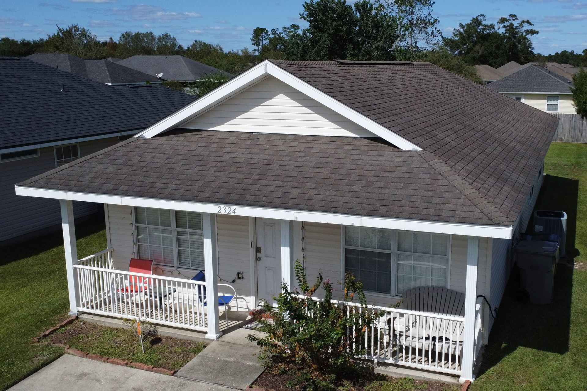 Before Cantonment Shingle Roof Replacement 6
