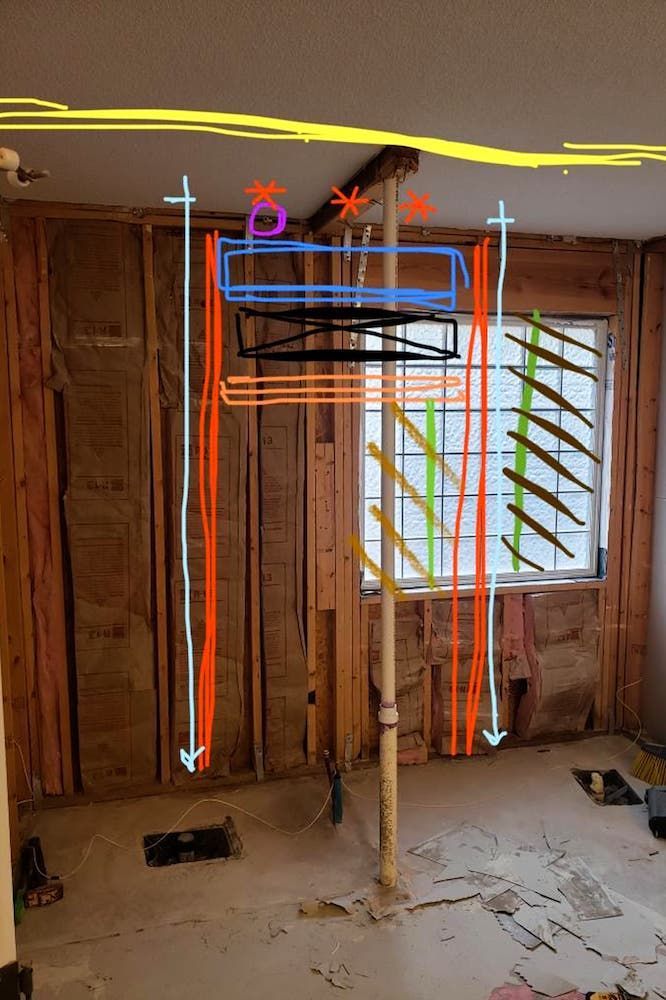 During Bathroom Remodel 10