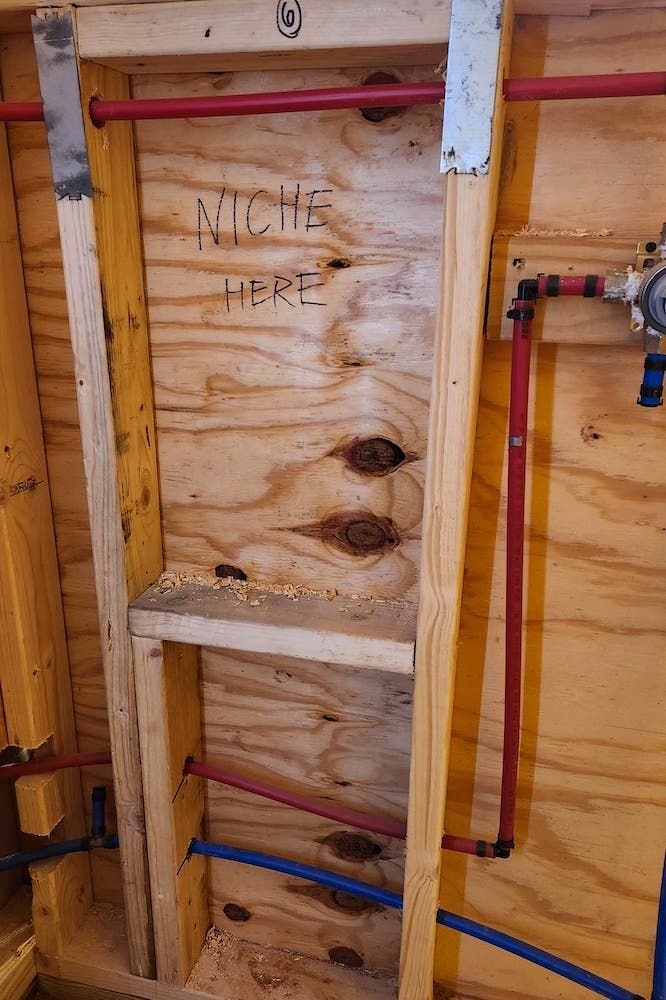 During Bathroom Remodel 11