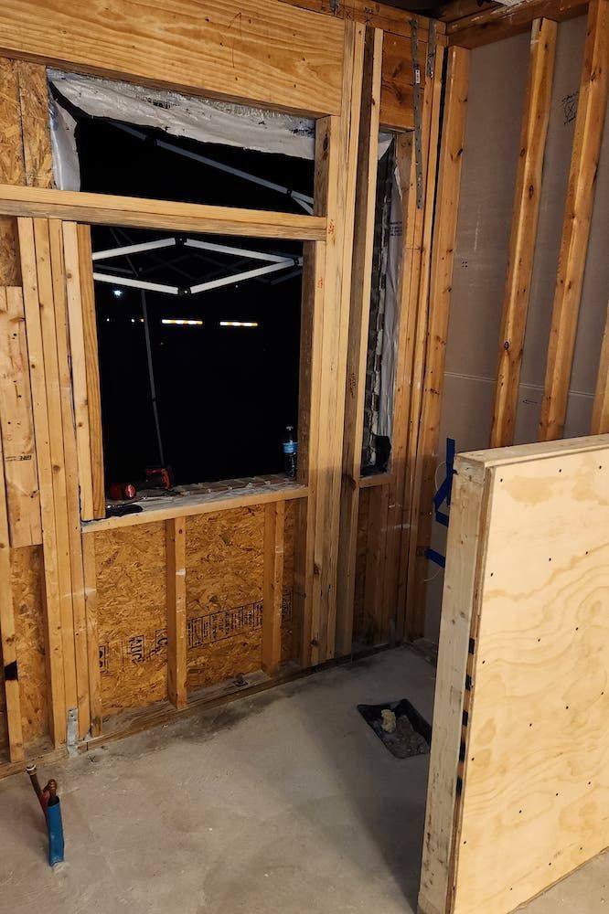 During Bathroom Remodel 12