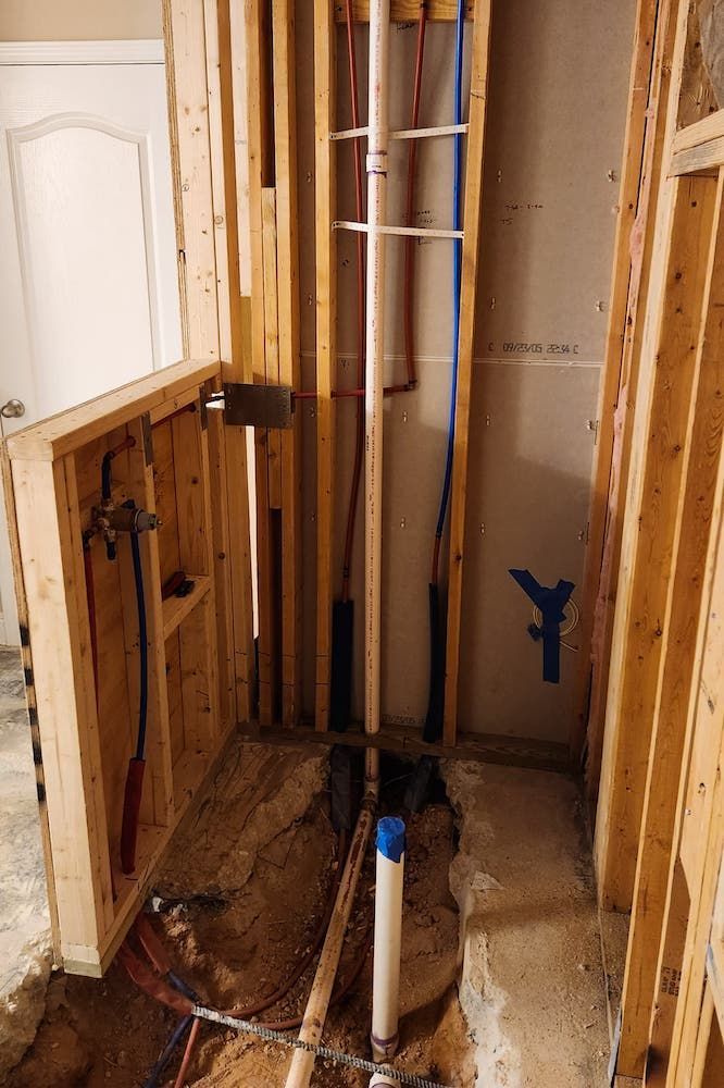 During Bathroom Remodel 15