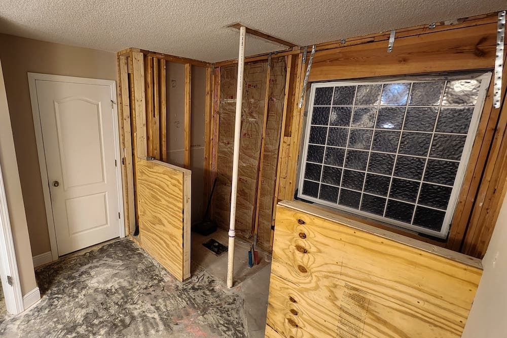 During Bathroom Remodel 17