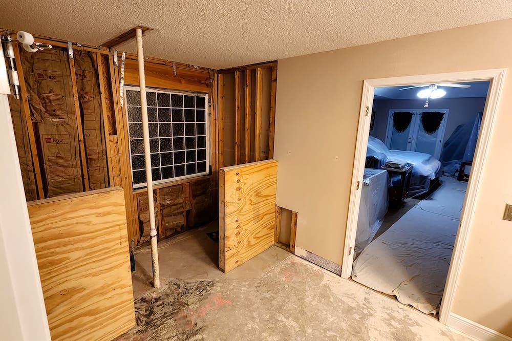 During Bathroom Remodel 18