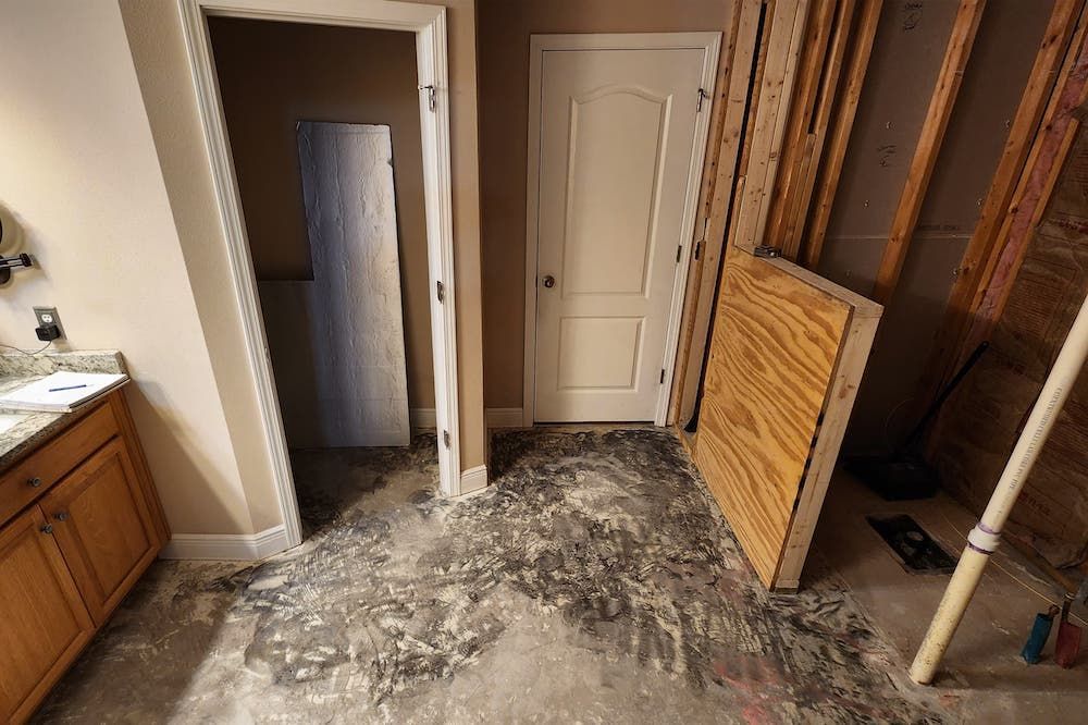 During Bathroom Remodel 19