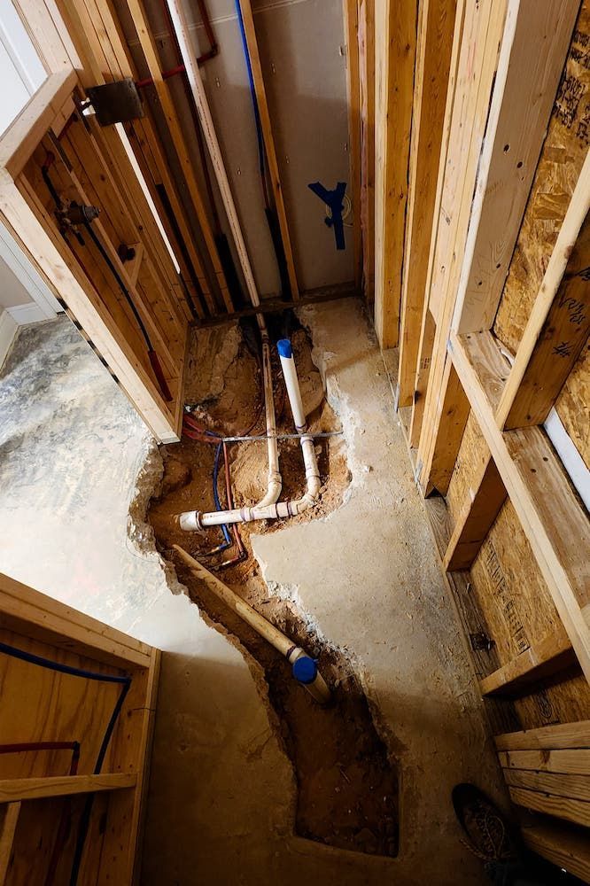 During Bathroom Remodel 21