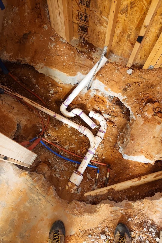 During Bathroom Remodel 22