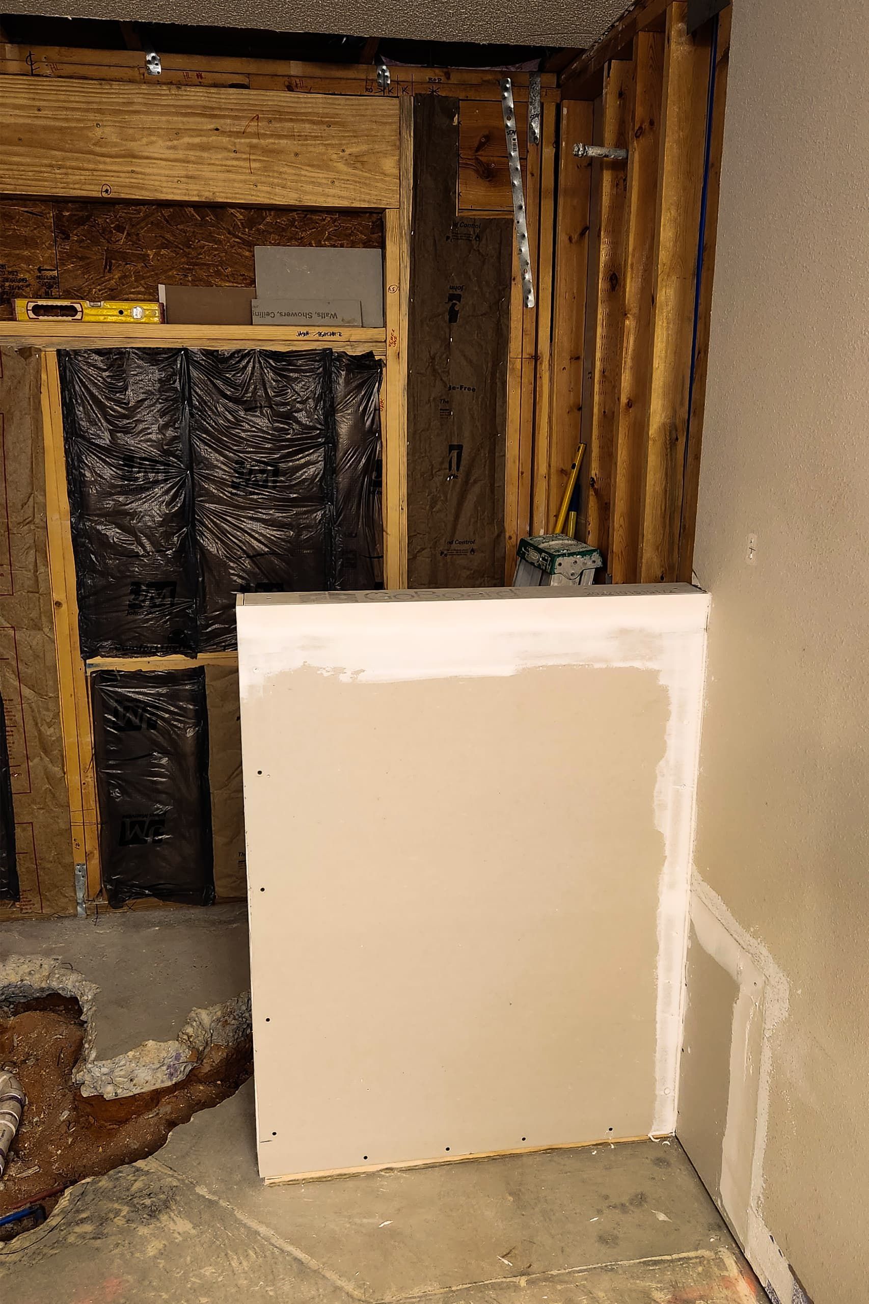 During Bathroom Remodel 39