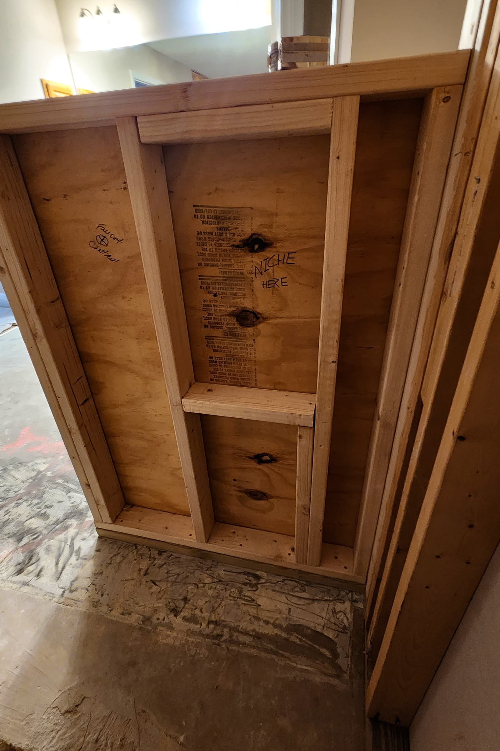 During Bathroom Remodel 48