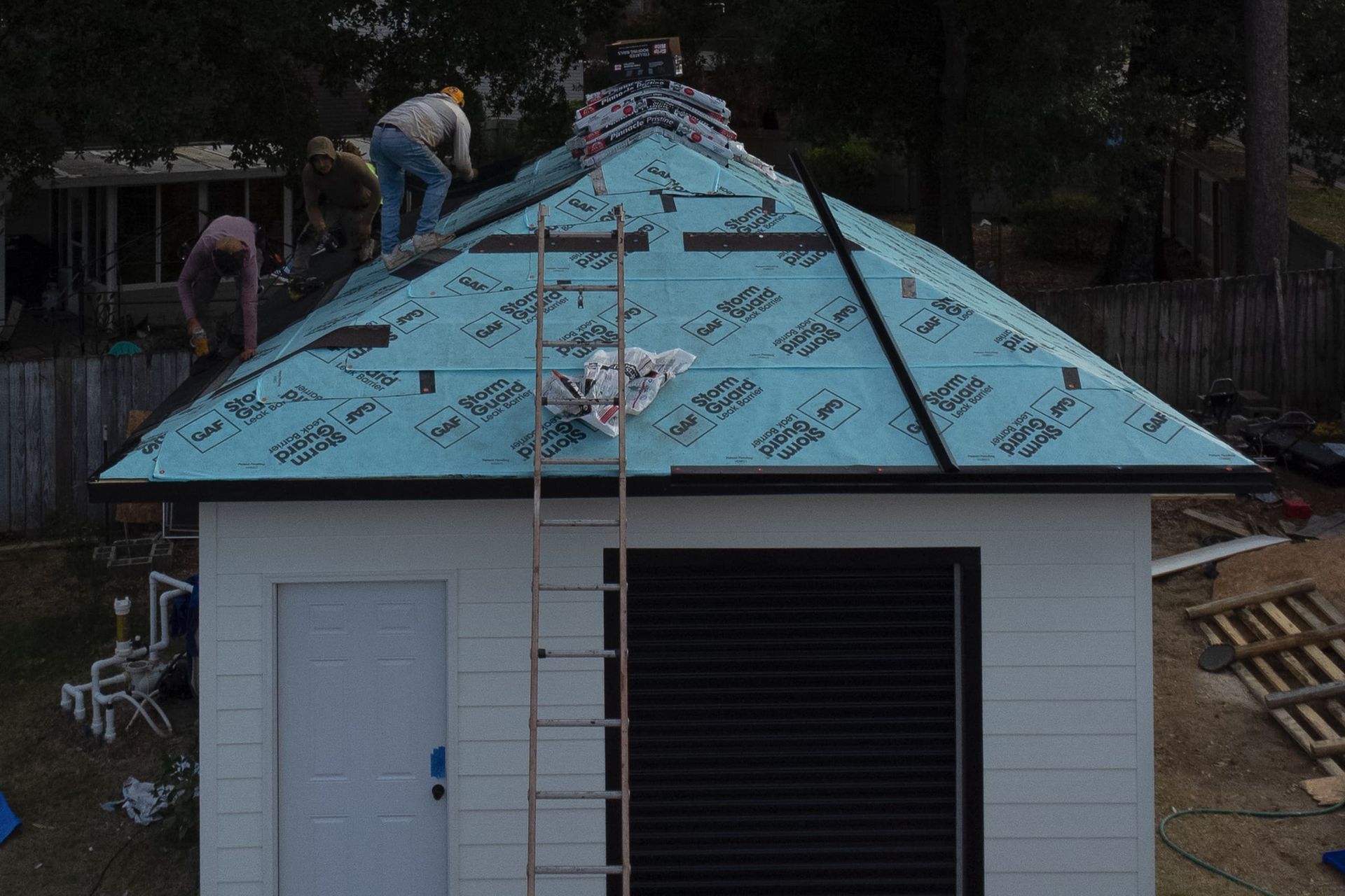 Before Pensacola Shed Reroof 1
