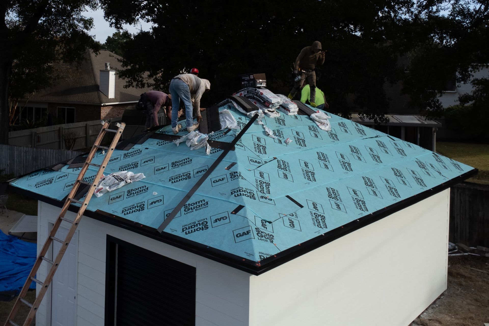 Before Pensacola Shed Reroof 1