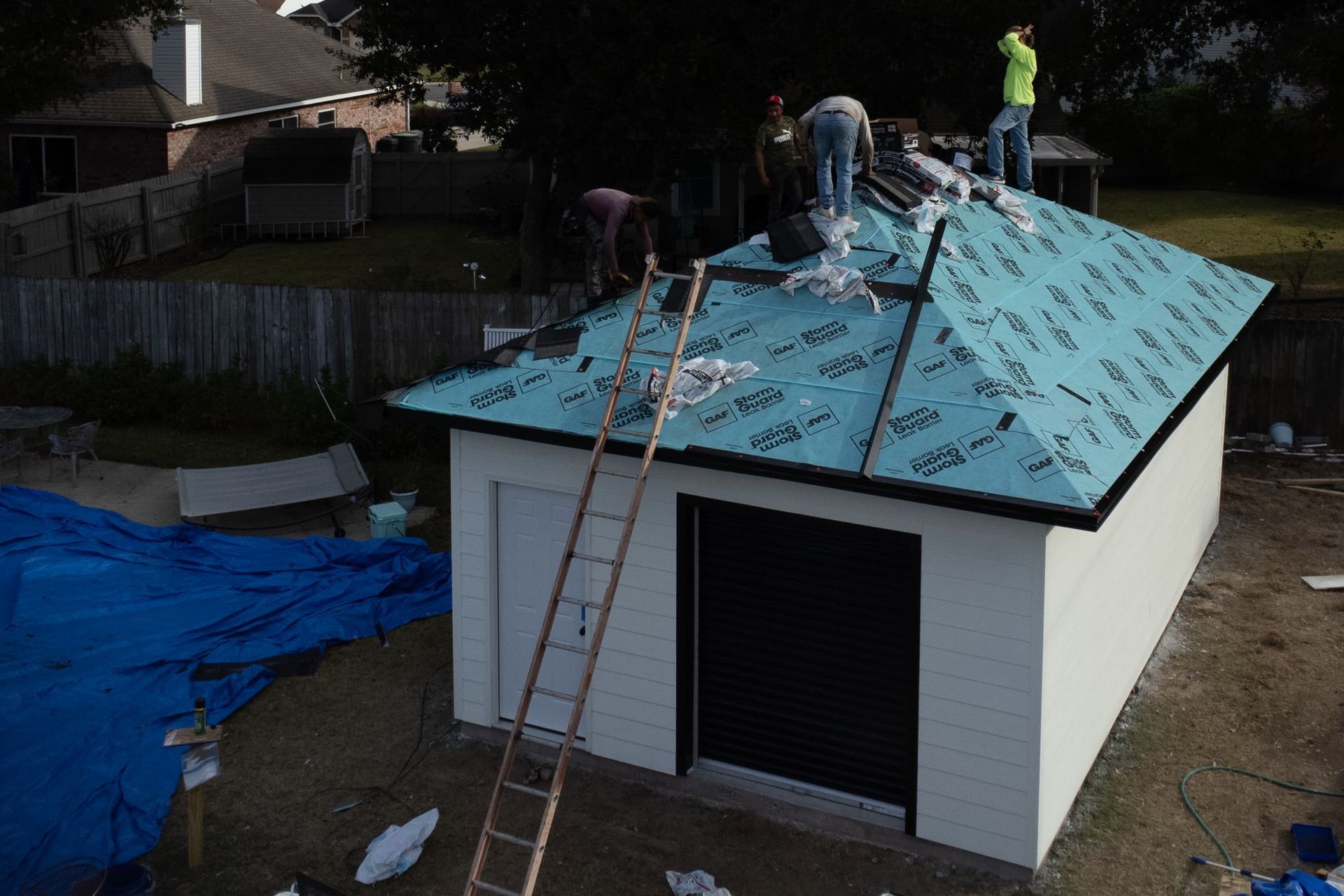 Before Pensacola Shed Reroof 4
