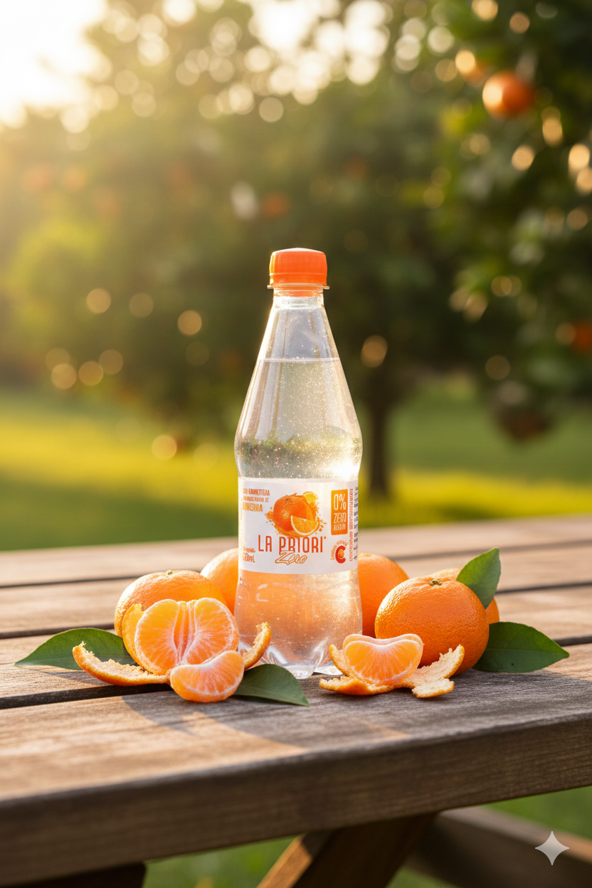 Pacote Água La Priori Zero | Saborizada de Tangerina Zero Açúcar | 12x500ml