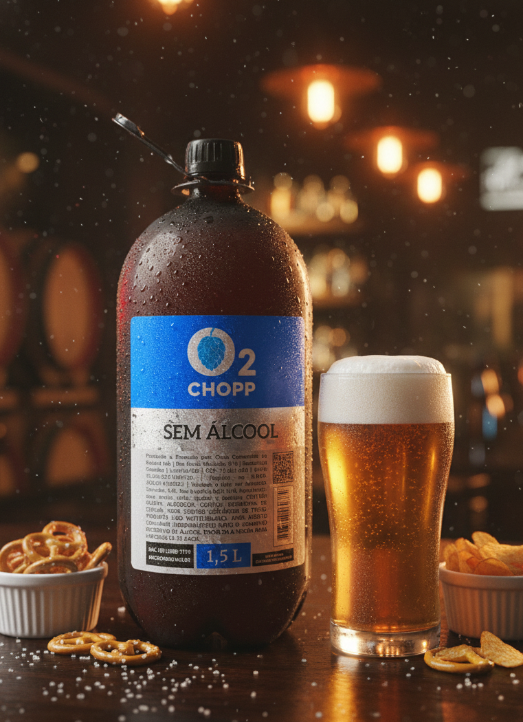 Growler 1,5L | Chopp O2 Sem Alcool