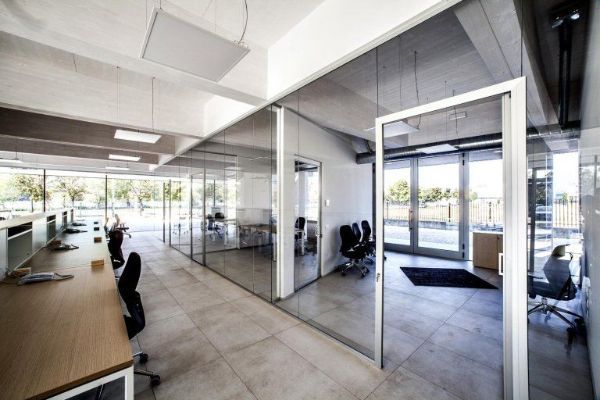 Ufficio in vetro