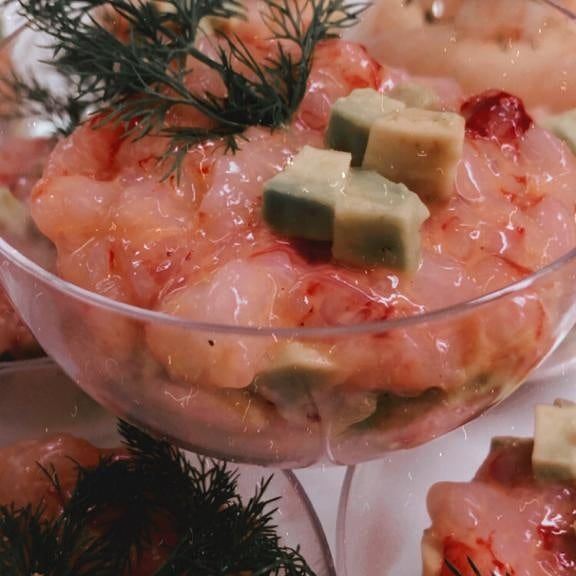 piatto di pesce crudo