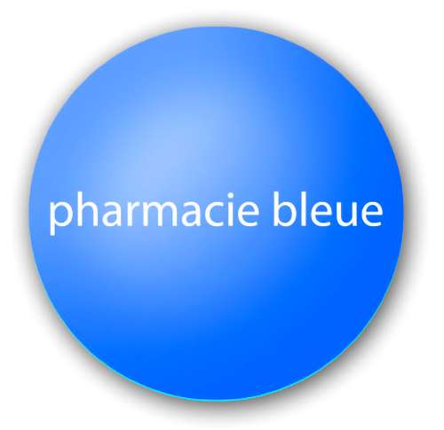 Logo pharmacie bleue
