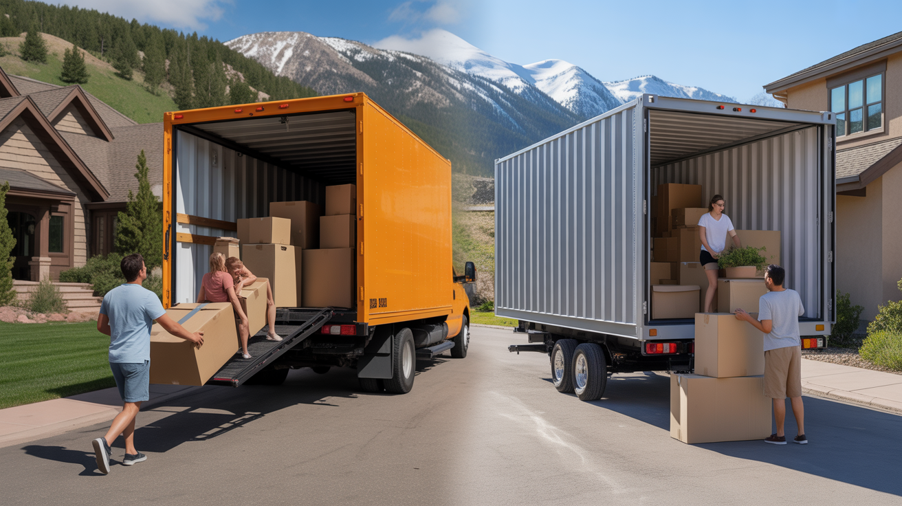 Moving Truck Rental vs Storage Delivery Services