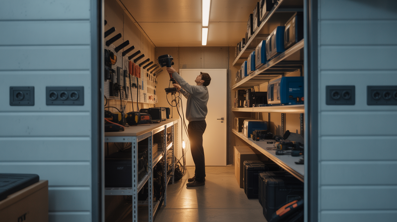 Storage Units with Electricity