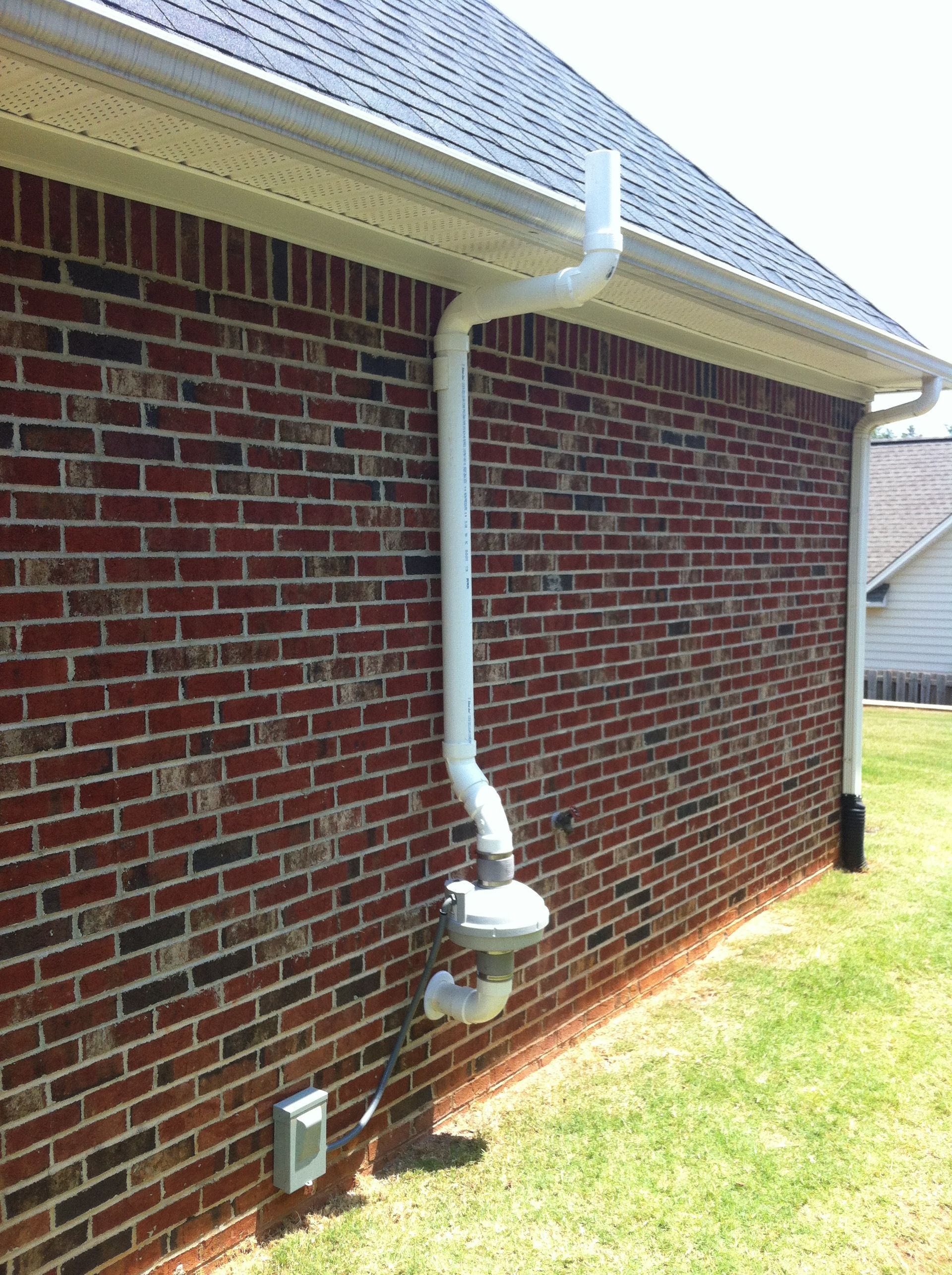 residential radon mitigation system