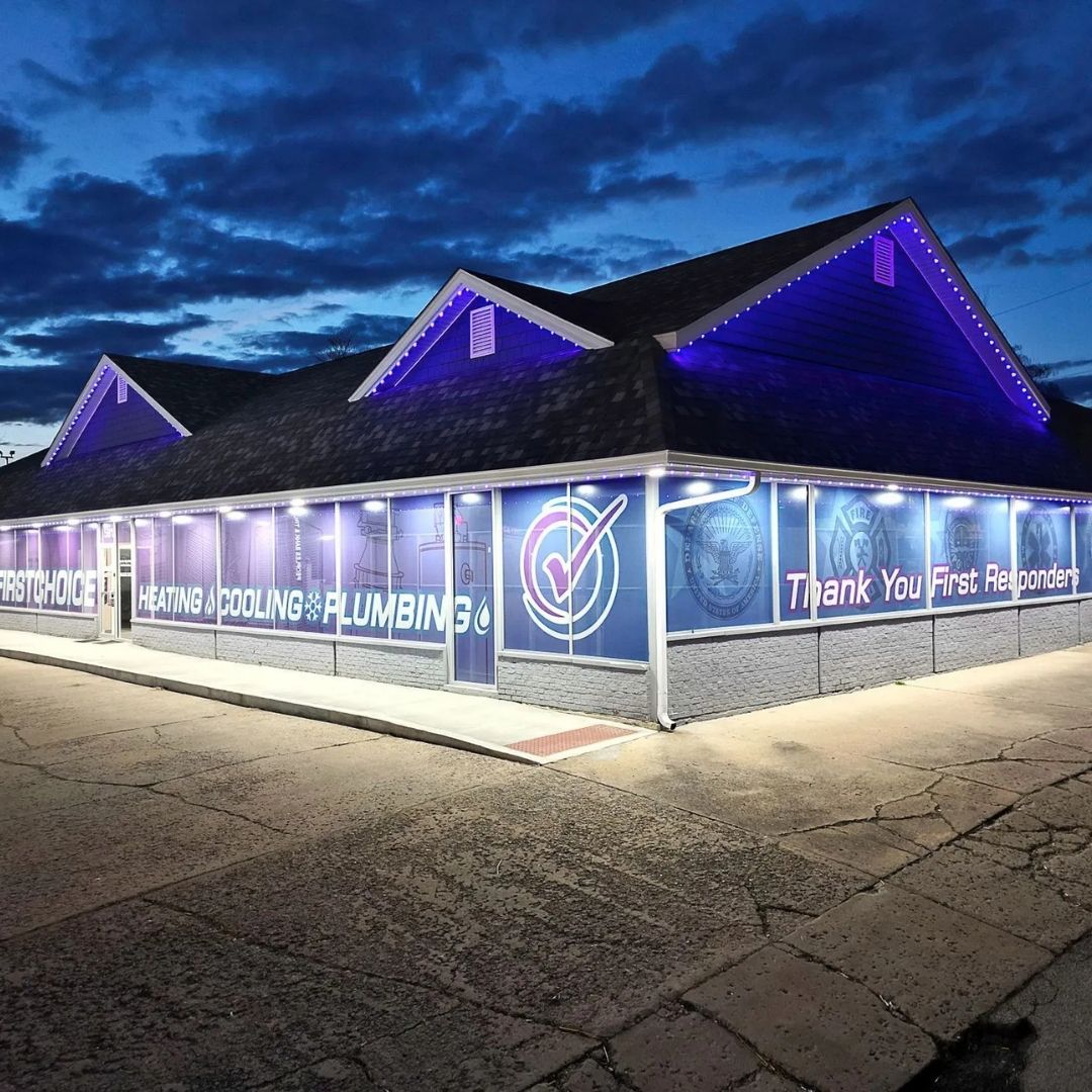 business with exterior lighting