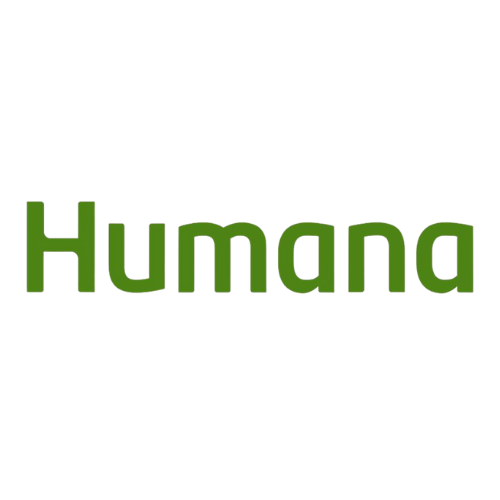 The humana logo is green and white on a white background.