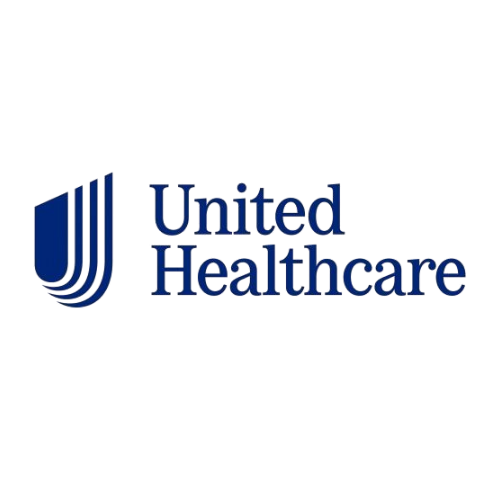 The logo for united healthcare is a blue logo with a shield on it.