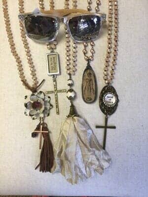 Assorted Necklaces and Blue Planet Sunglasses — Decorative Items in Baytown, TX