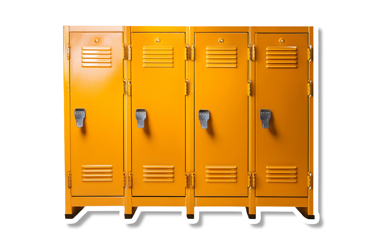 Typisch Amerikaanse lockers