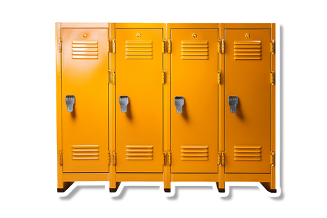 Typisch Amerikaanse lockers