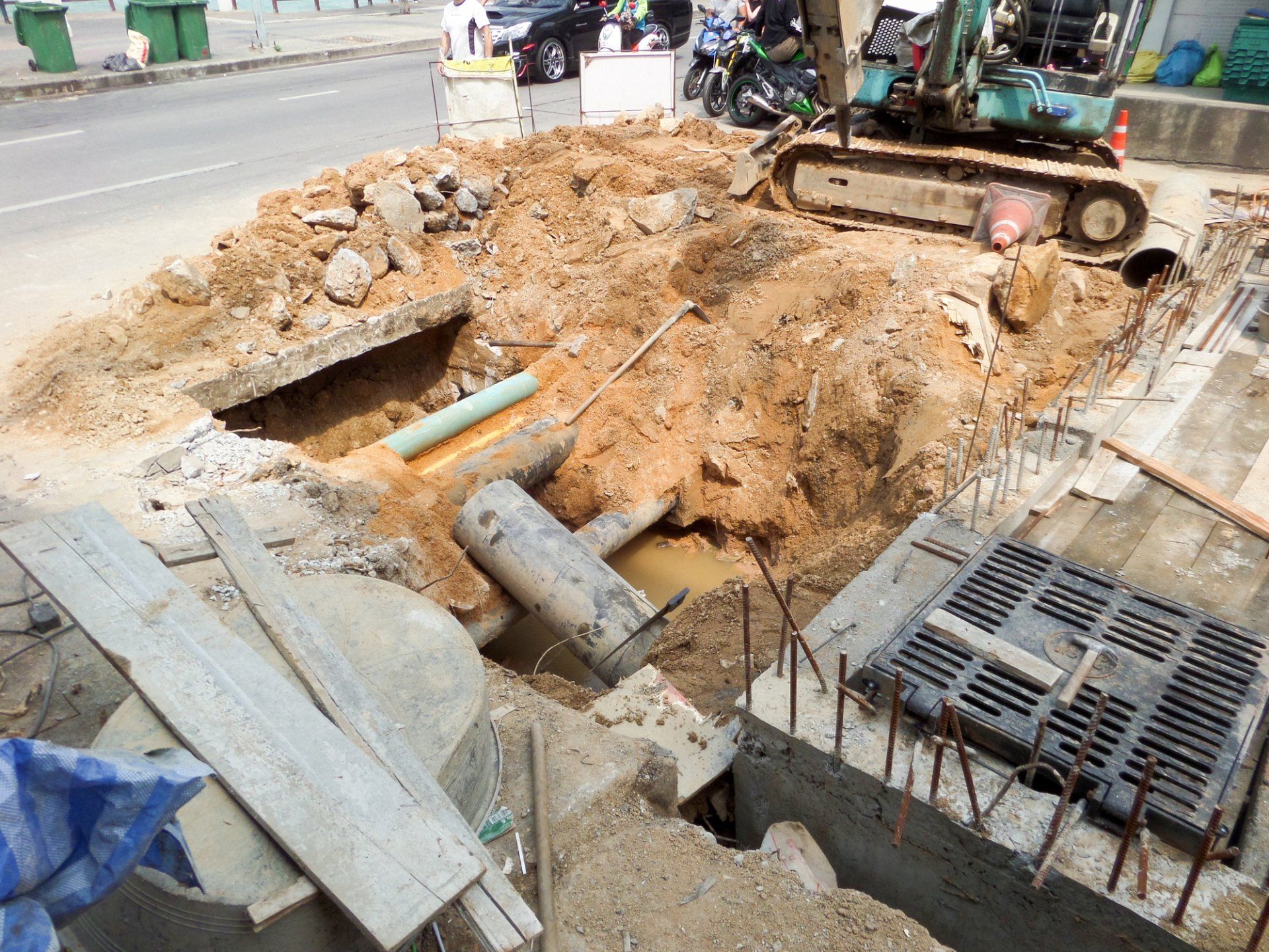 Excavation of Sewer Line | Belleville, IL | Davinroy Plumbing