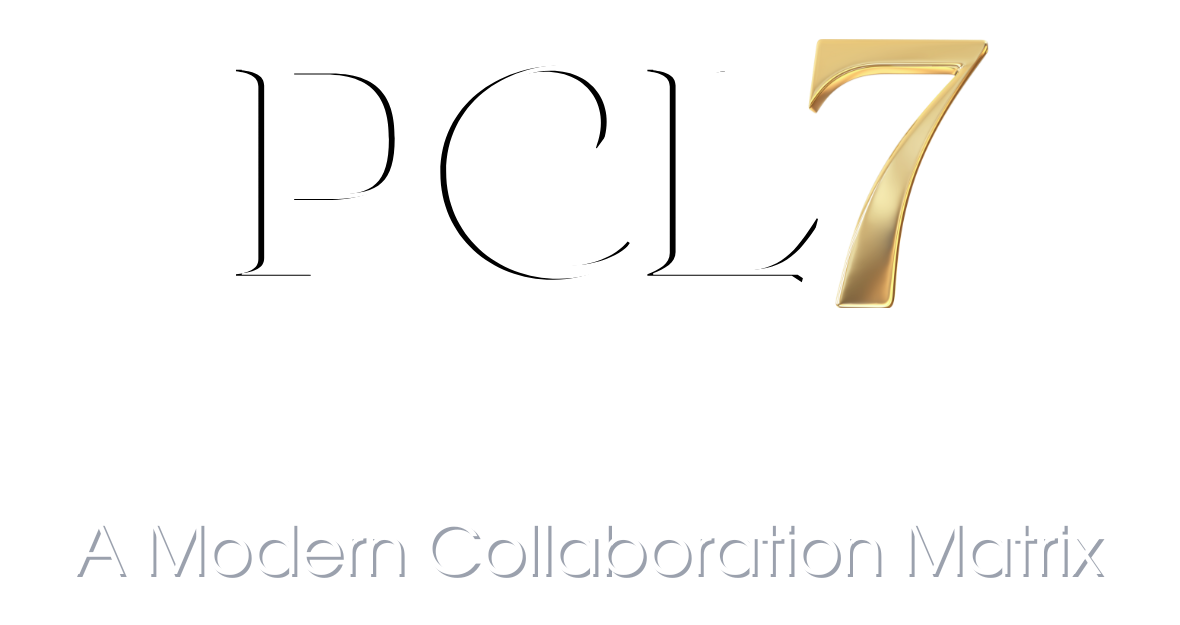 A logo for pci 7 a modern collaboration matrix