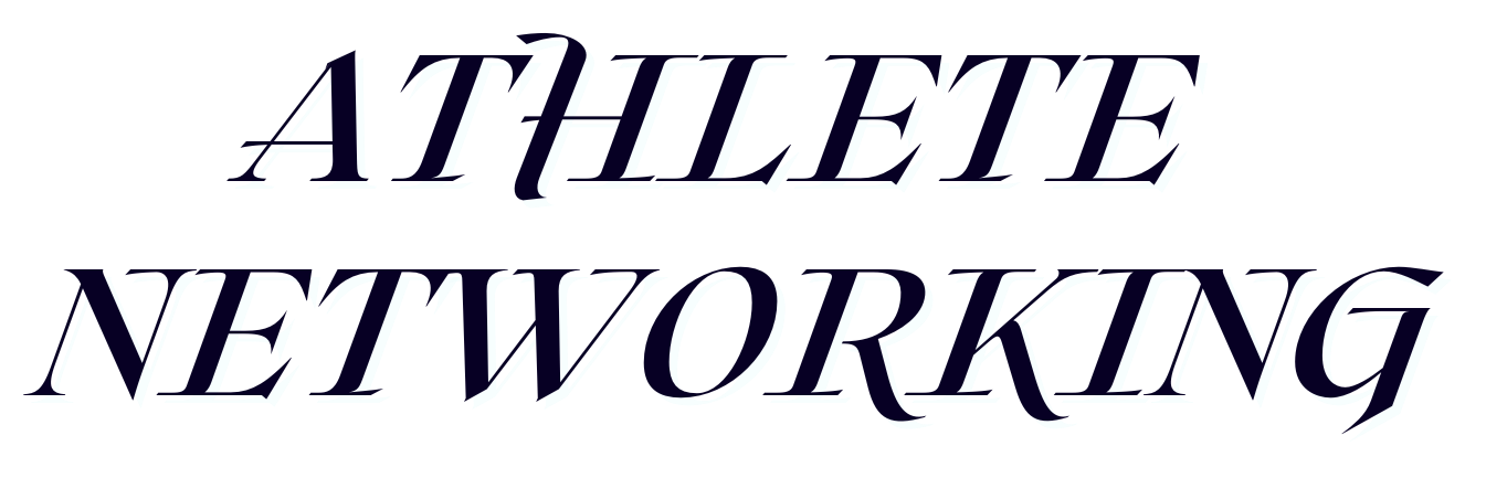The word athlete is on a white background