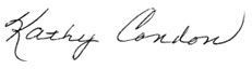 Kathy Condon (signature)