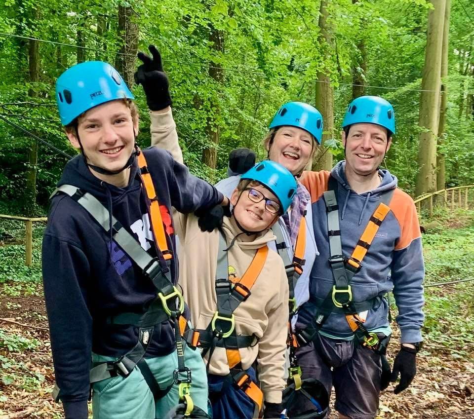 tree top adventure zip wire