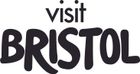 Visit Bristol logo, black text on white background.