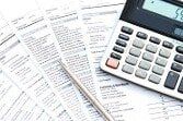 Calculator and Tax Forms - Tax Preparation