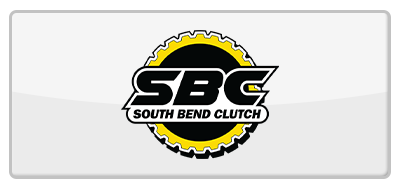 Logo for South Bend Clutch: Black letters