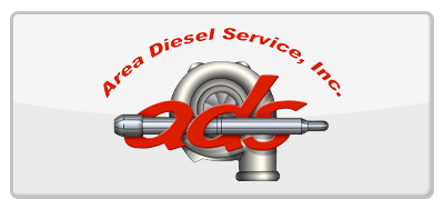 Logo of Area Diesel Service, Inc. with a red
