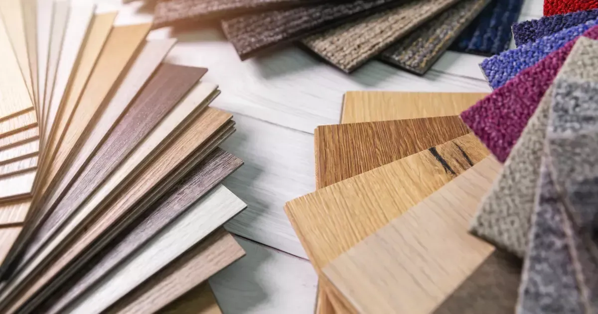 Comparing materials, colors, and types of carpets for home renovation projects