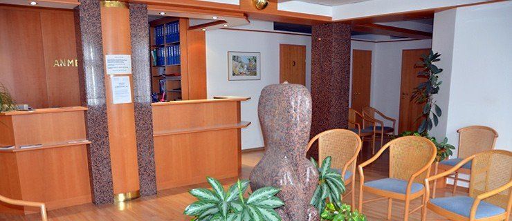 Ordination Innenaufnahme von Warteraum