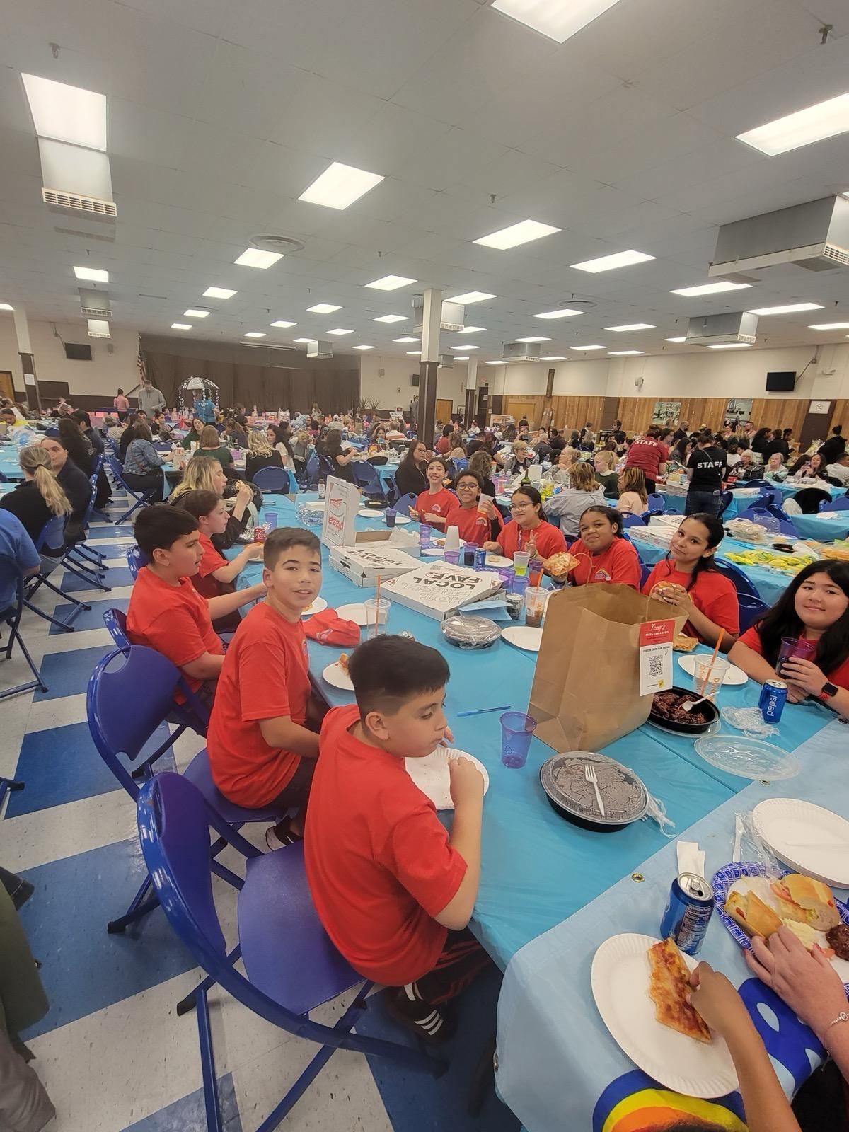 Children helping prepare food
