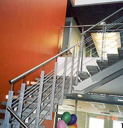 A picture of a staircase