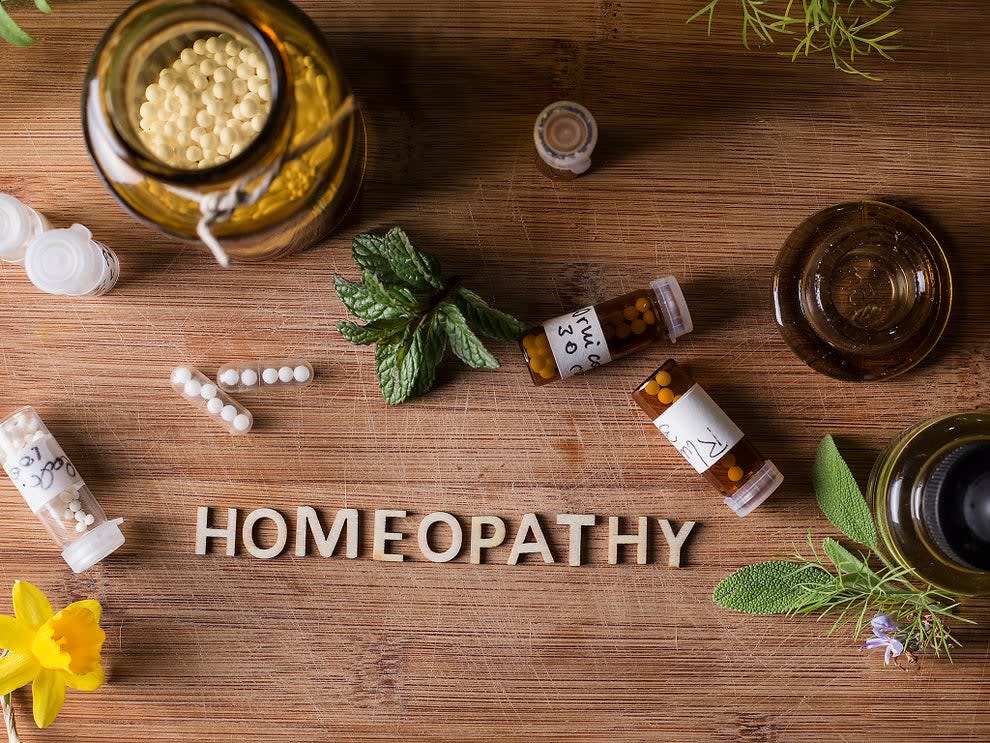 Homeopathy stock image