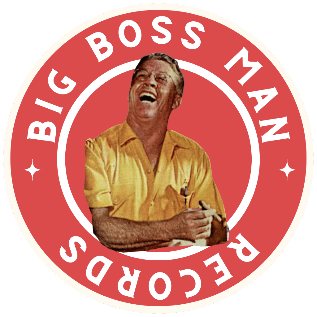 Big Boss Man Record recordlabel logo desgin by Shoop Shoop marketing en communicatie