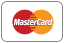 A red and orange mastercard logo on a white background.