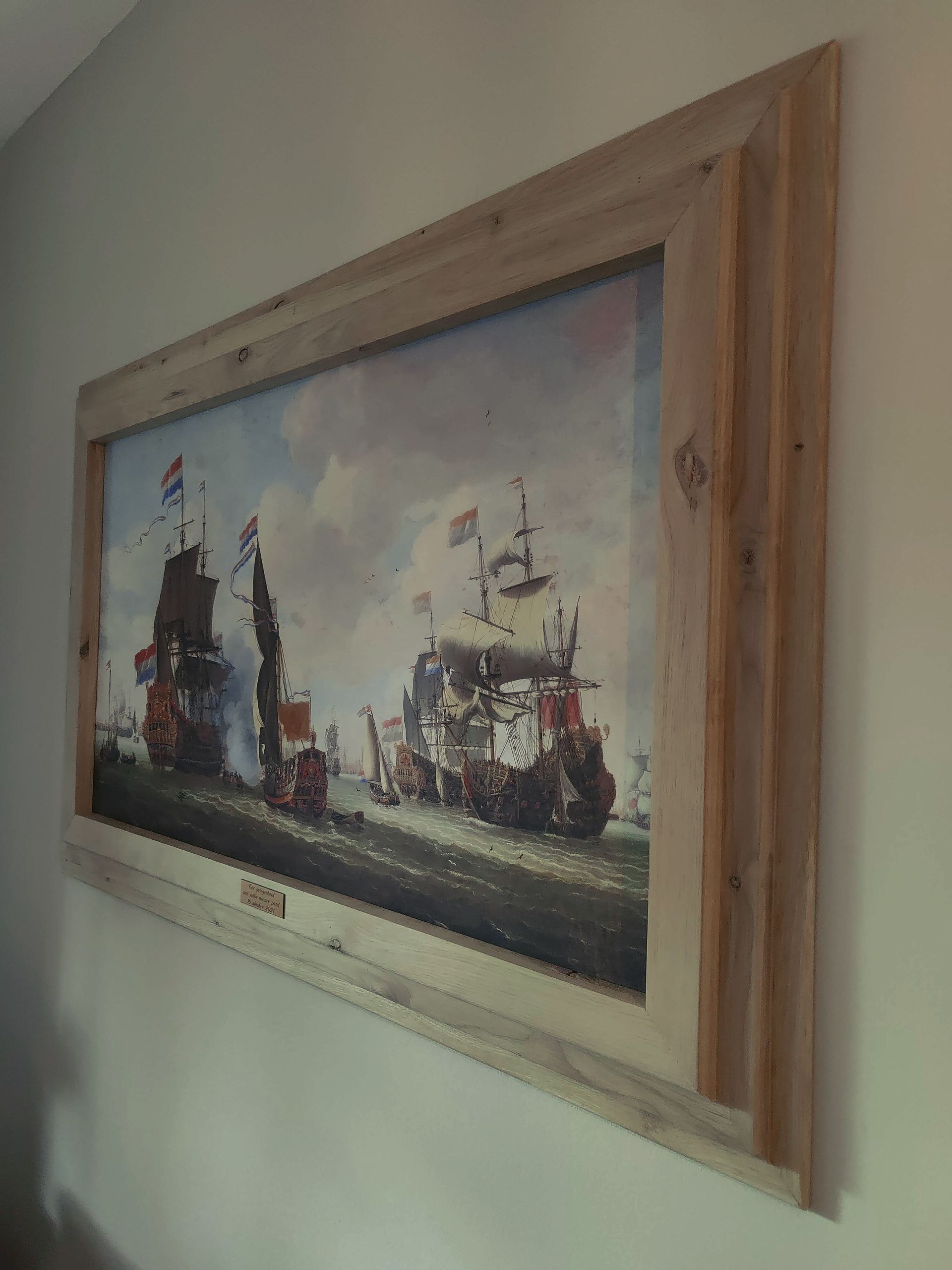 Eiken schilderij - Van den Bijlen Meubelmakerij