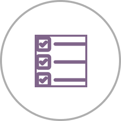 Checklist with three items checked.